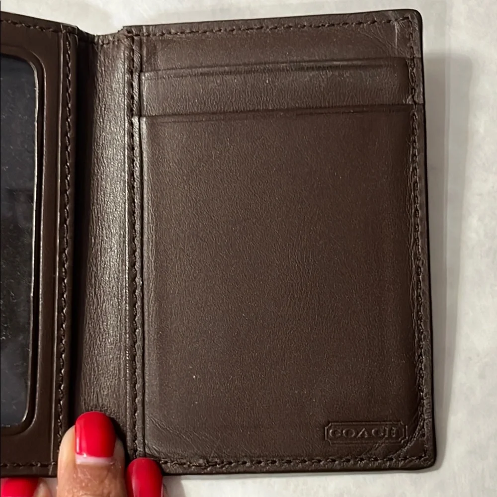 Vintage Coach Camden Leather Slim Card Holder - Picture 5 of 8